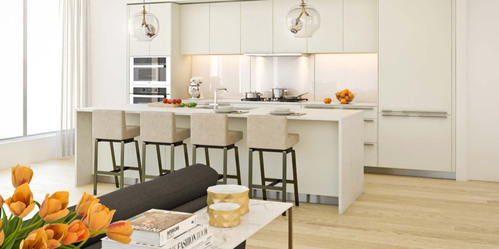 Hall Arts Residences Kitchens