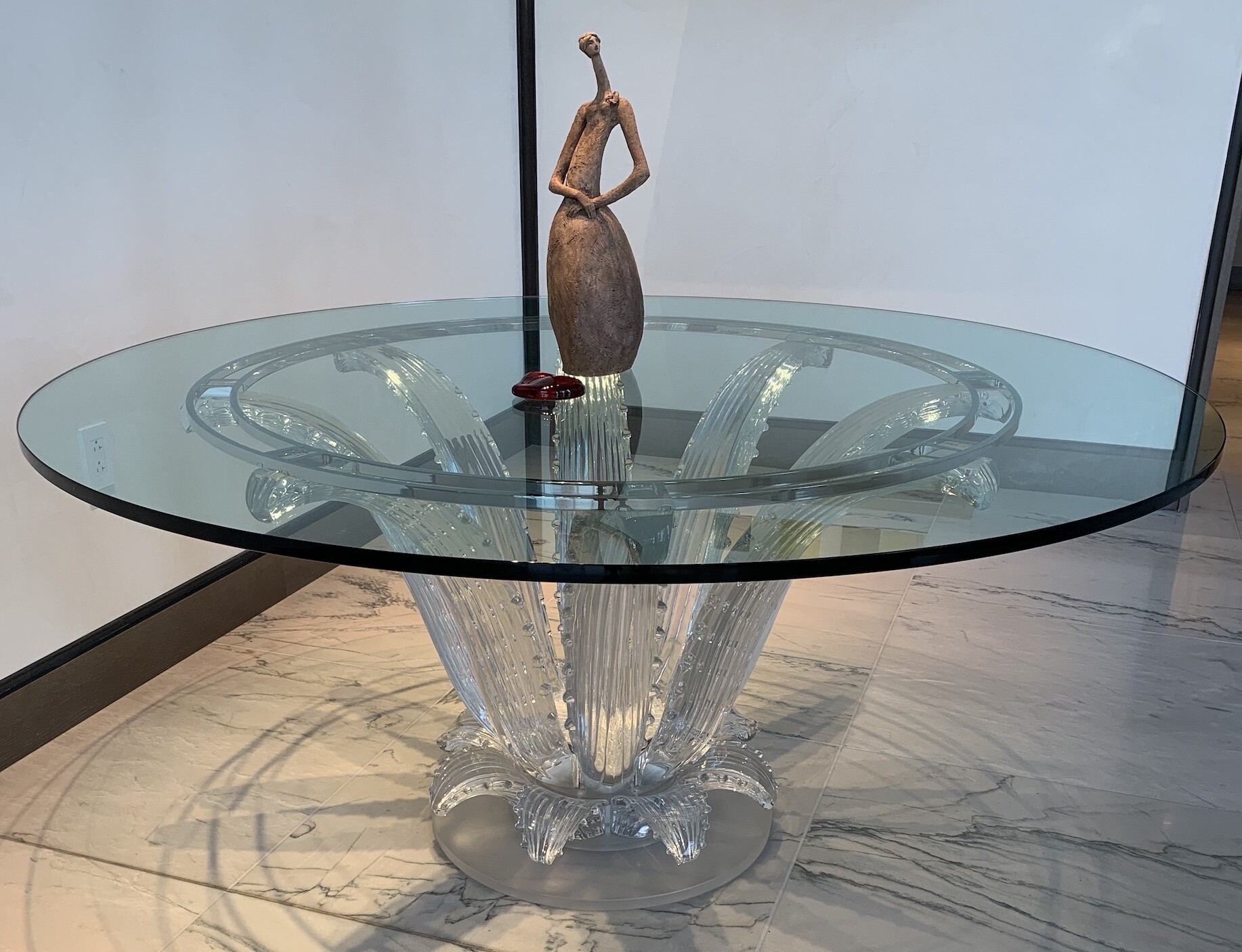 Cactus Table- Glass, crystal