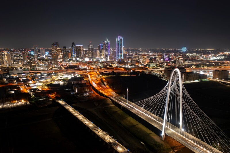 Aerial view of Dallas, TX